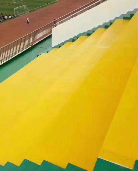 九龙球场台阶翻新修补改造